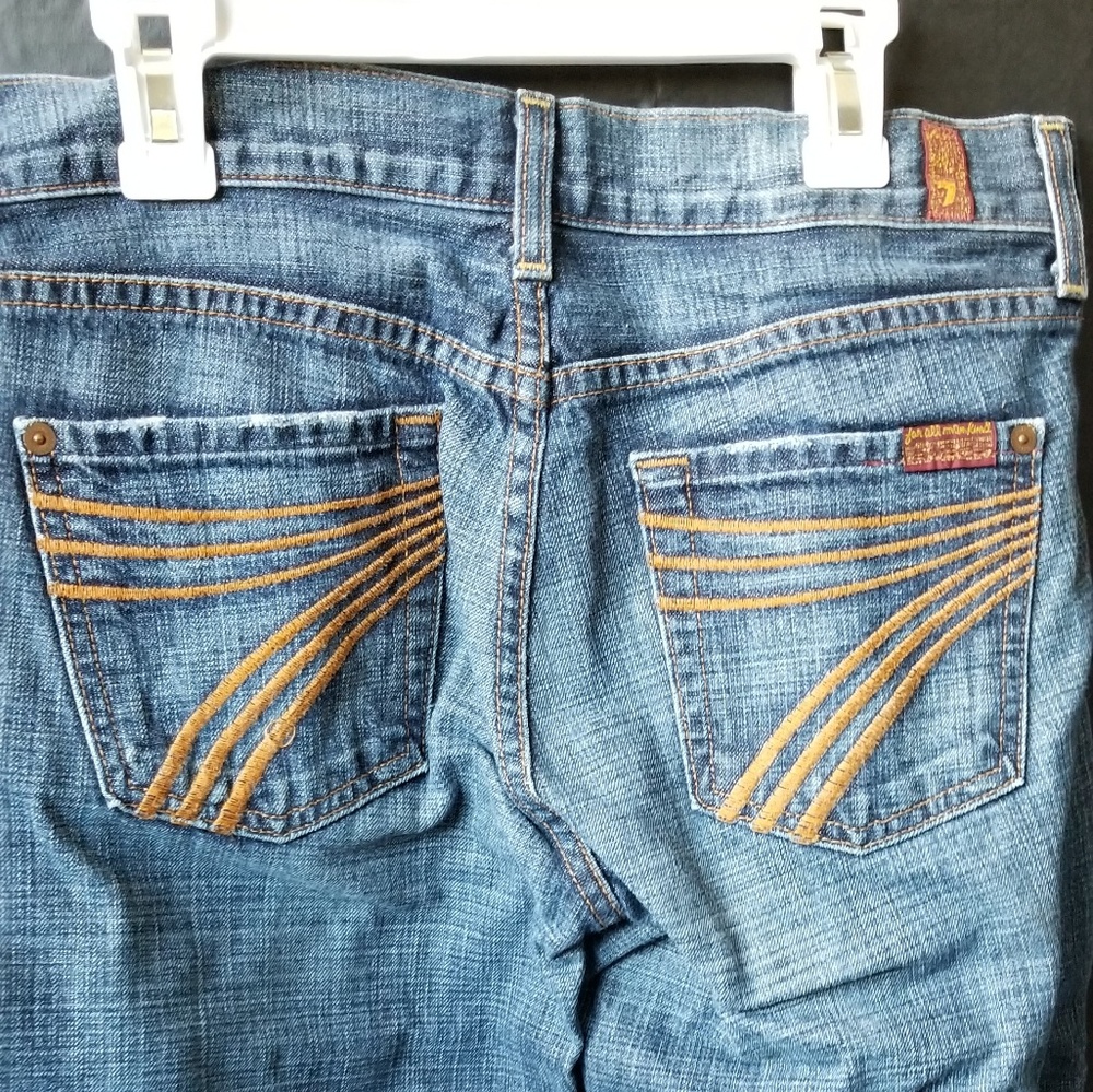 7 for all man kind bootcut jeans size 26